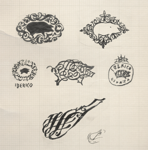 Ibérico from Spain brand exploratory work