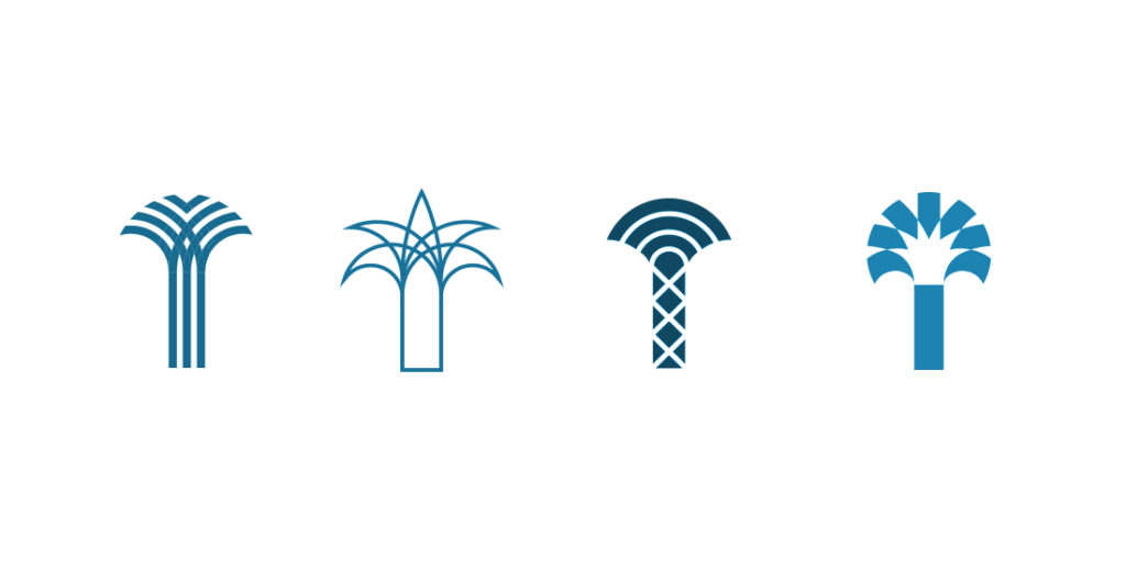 Palm Equity logo development 