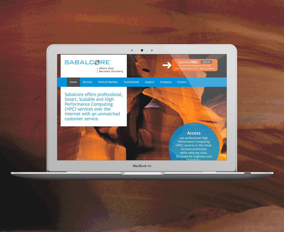 Sabalcore call to action