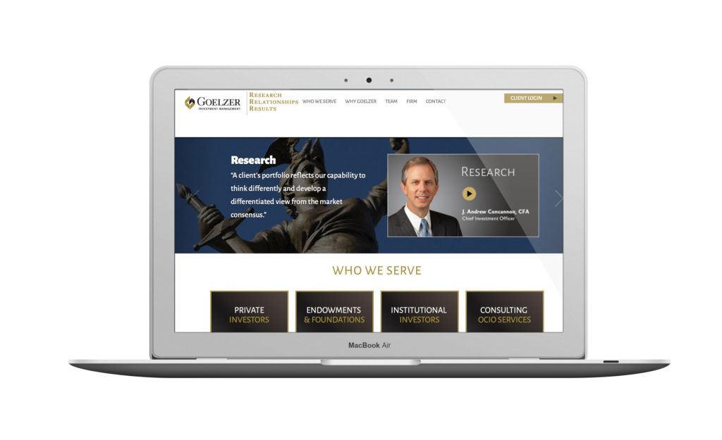 Goelzer website design