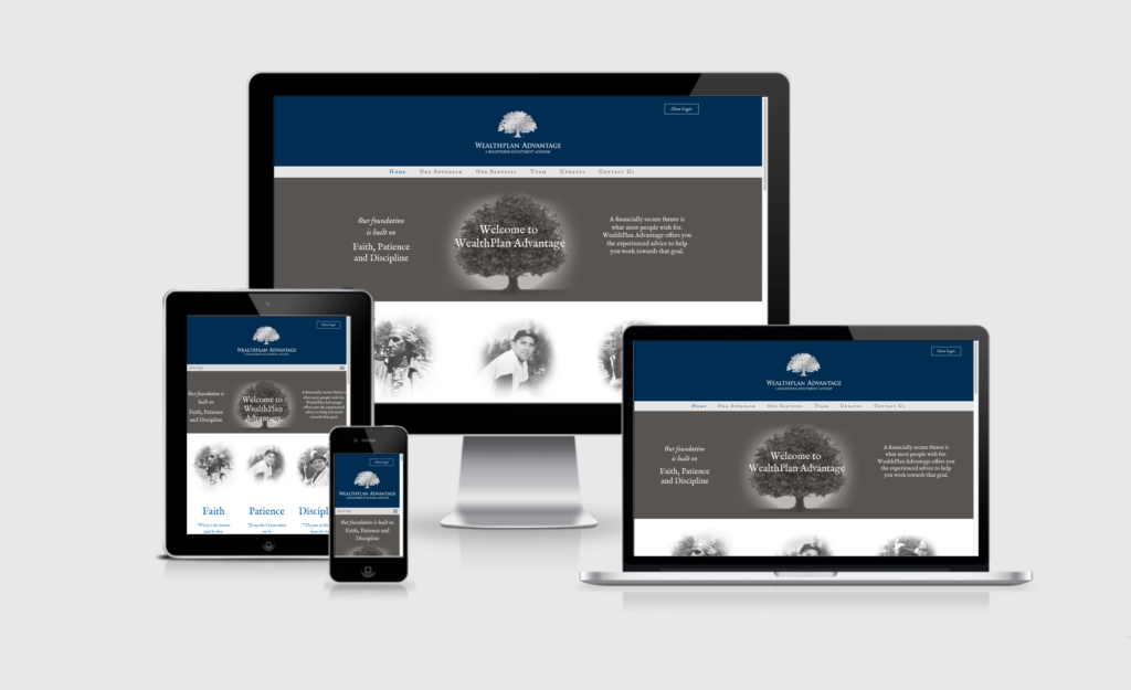 Wealth Plan Advantage website design