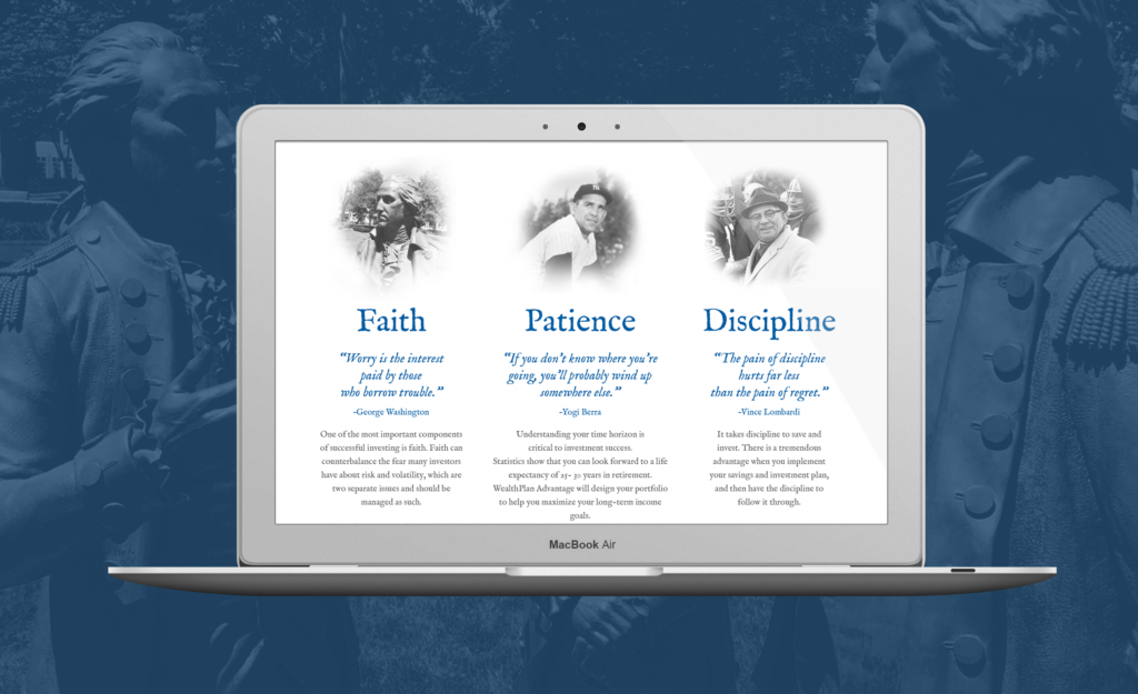 Wealth Plan Advantage website design