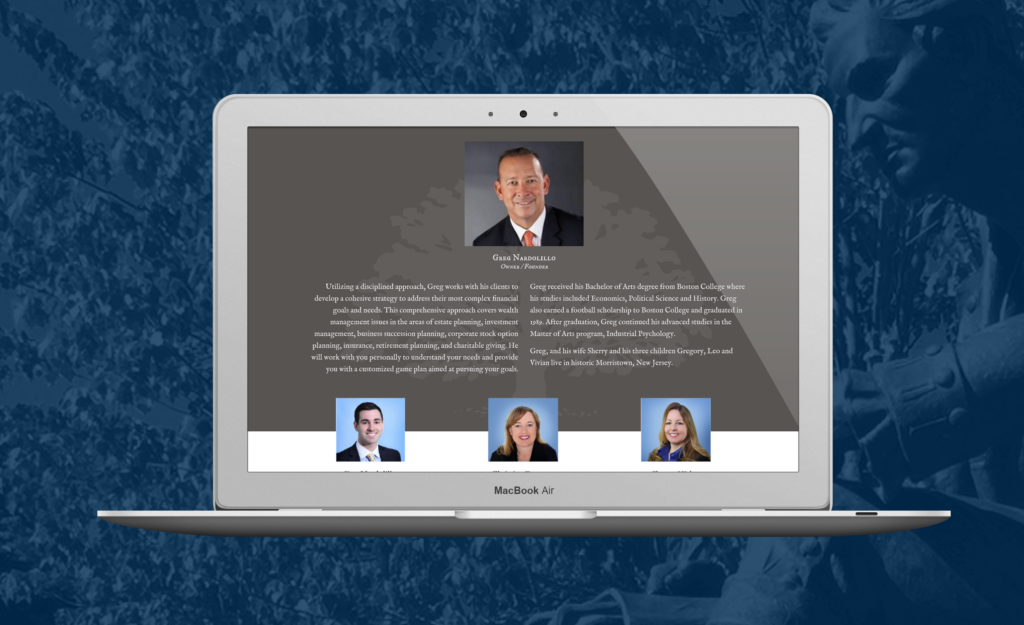 Wealth Plan Advantage website design
