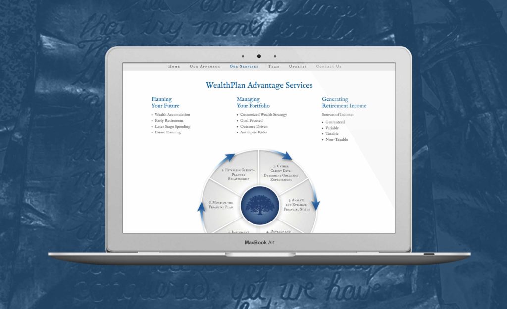 Wealth Plan Advantage website design