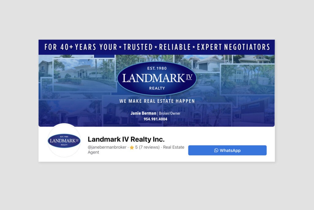 Landmark IV Realty_Facebook banner